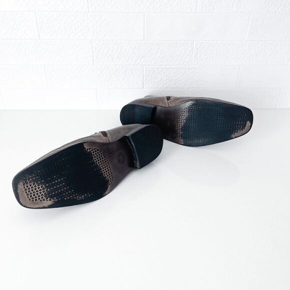 Bostonian Mens Side Zip Leather Ankle Chelsea Boots Shoes Brown 11M - Picture 5 of 9